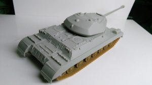 TRUMPETER IS-4 1/72 right back
